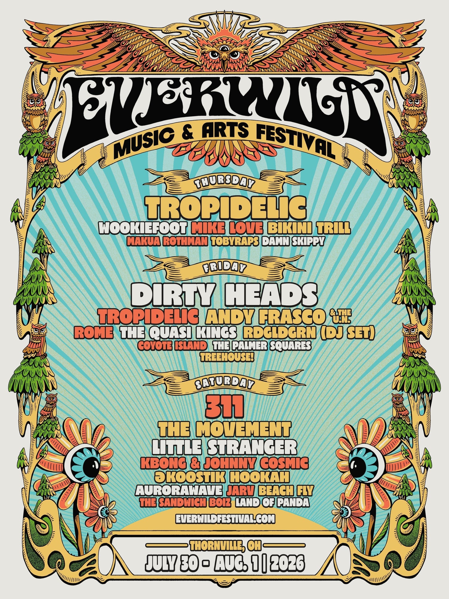 We're headlining Everwild Music & Arts Fest!