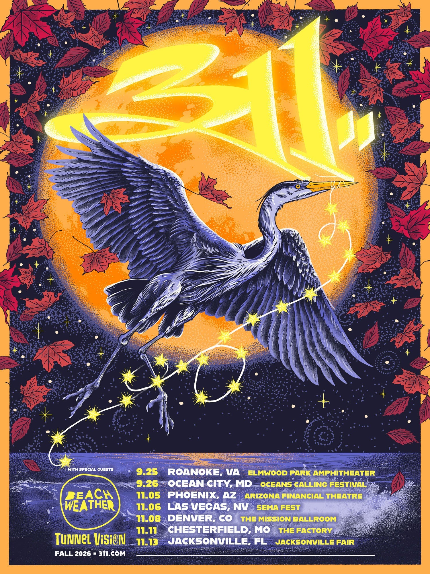 Fall Headline Dates Just Announced!