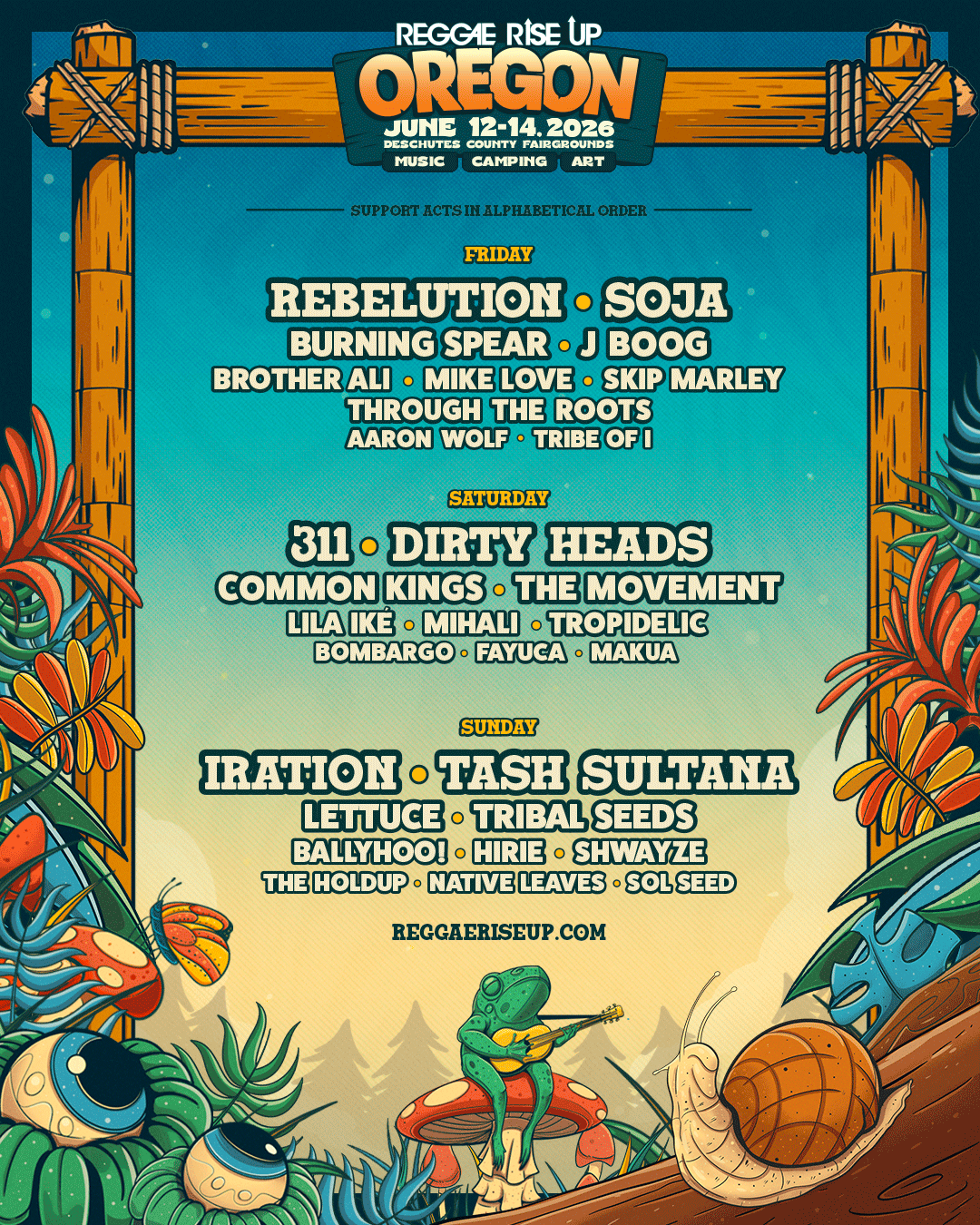 Reggae Rise Up 2026 - Oregon