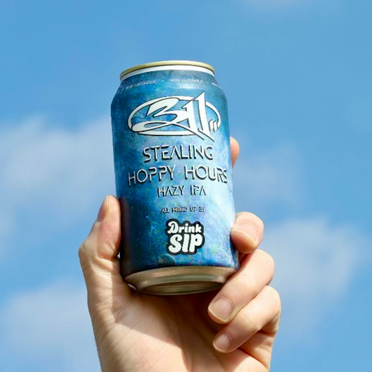 Stealing Hoppy Hours Hazy IPA Non - Alcoholic Beer