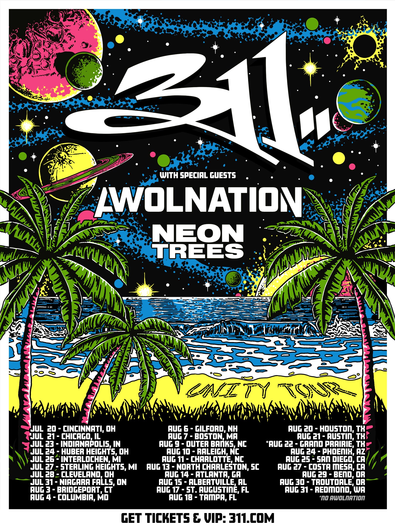 Everything You Need To Know About The 311 Tour: A Complete Guide