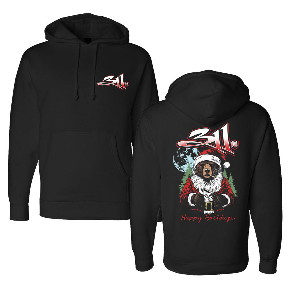 311 Bear Santa Hoodie