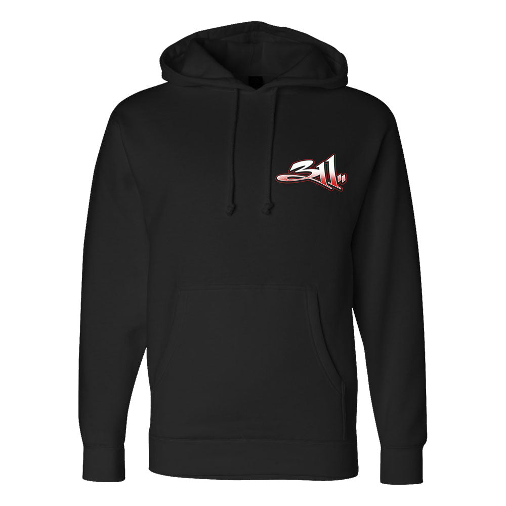 311 Bear Santa Hoodie - front